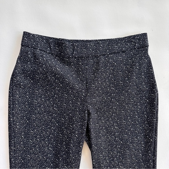 Theory Adbelle K Black/White Pull On Tweed Twill Pants M - Picture 3 of 8